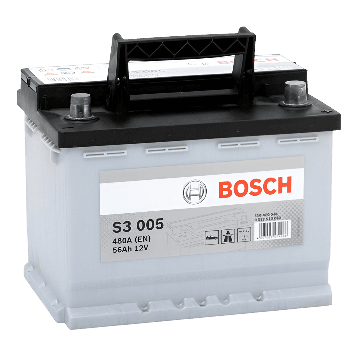 BATTERIE BOSCH 12V 56AH 480A(L2 S3 005)