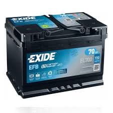 BATTERIE EXIDE EFB 12V 70AH 760A (L3 EFB. STAR-STOP)
